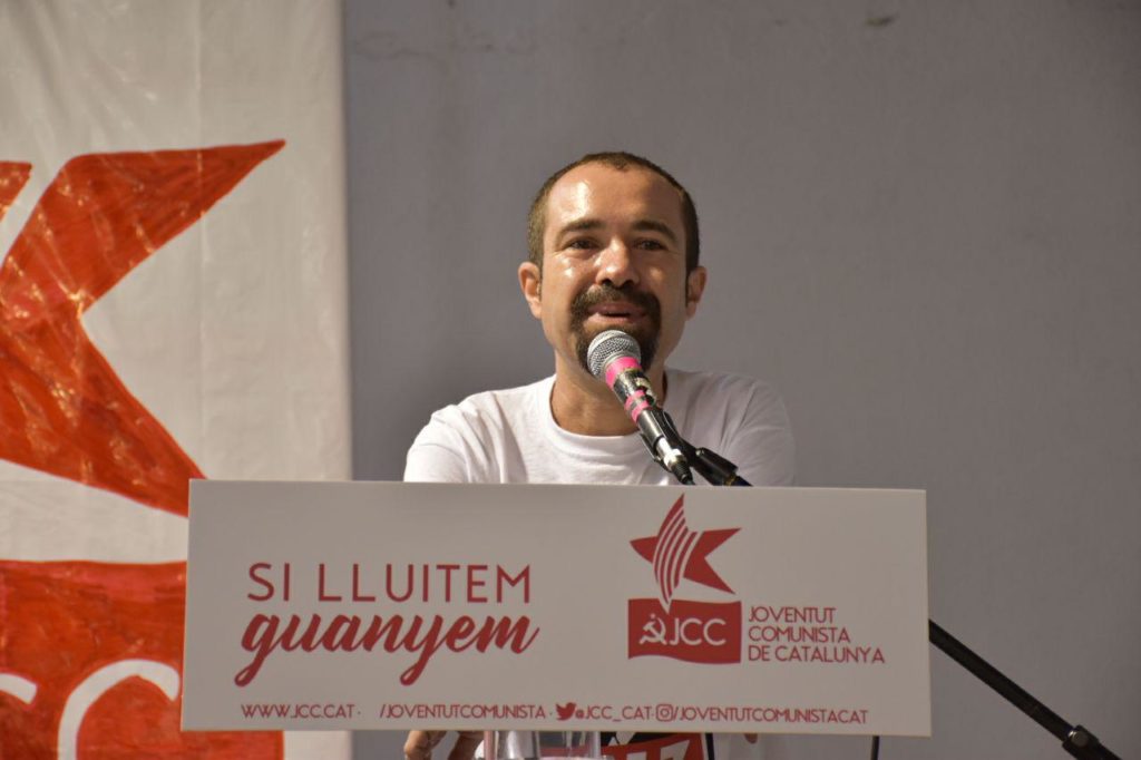 Paco Fernández, Responsable Polític del Comitè de Barcelona de Comunistes de Catalunya